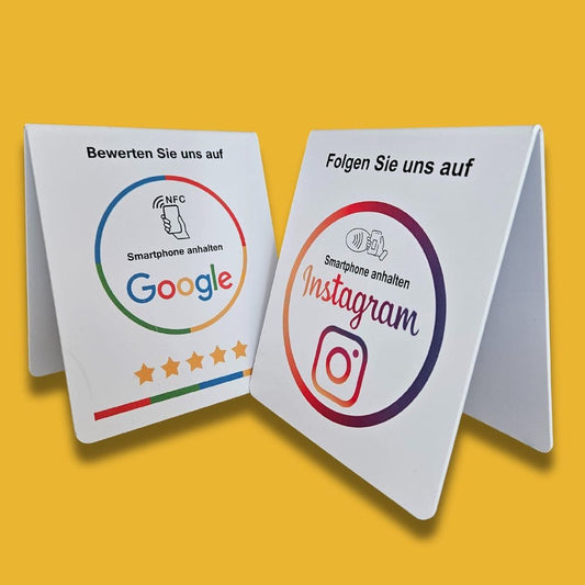 Google-Instagram NFC Aufsteller