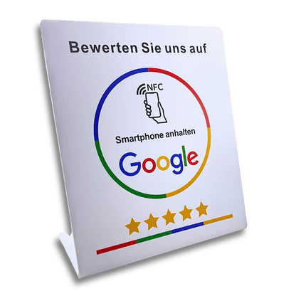 Google NFC-Aufsteller für mehr Bewertungen