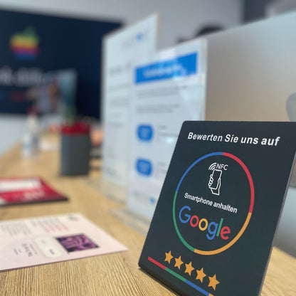 Lasse dich von Kunden bewerten und sammle jede Menge Bewertungen. Dadruch steigerst du dein Google Ansehen.